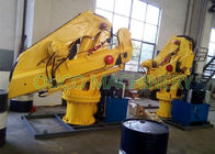 Yellow Pedestal Foldable Crane 1.5T 15M Flexible with CCS ABS BV Certificate