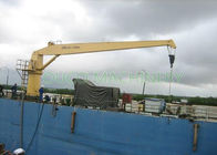 5T 13.5M Offshore Pedestal Crane , Straight Boom Crane For Lifting Cargo