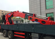 Heavy Duty Truck Mounted Boom Crane Highly Maneuverable Good Performance