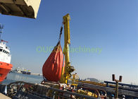 Safety Marine Telescopic Crane 4T 360 Degrees Continually Rotary Running Smoothly