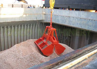 Tailor Made Wireless Radio Remote Control Grab , Steel Clamshell Grab Bucket For Barge