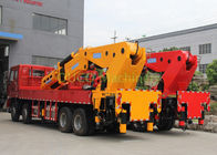Space Saving Truck Mounted Hydraulic Crane Robust Design Highly Maneuverable
