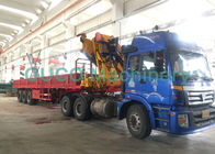 High Safety Pickup Truck Mounted Jib Crane 22T 360 Degrees Continually Rotary
