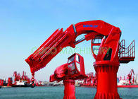 Telescopic And Knuckle Boom Folding Crane 5t20m Hydraulic Power System