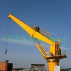 Offshore Cargo Ship Crane 25T Pedestal Jib Crane Stiff Boom Crane