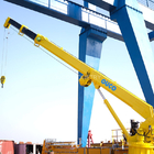 0.2t20m Telescopic Boom Crane High Safety Marine Performance For Lifting Cargoes