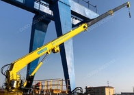 Explosion Proof Telescopic Boom Hydraulic Deck Crane Multiple Lifting Points