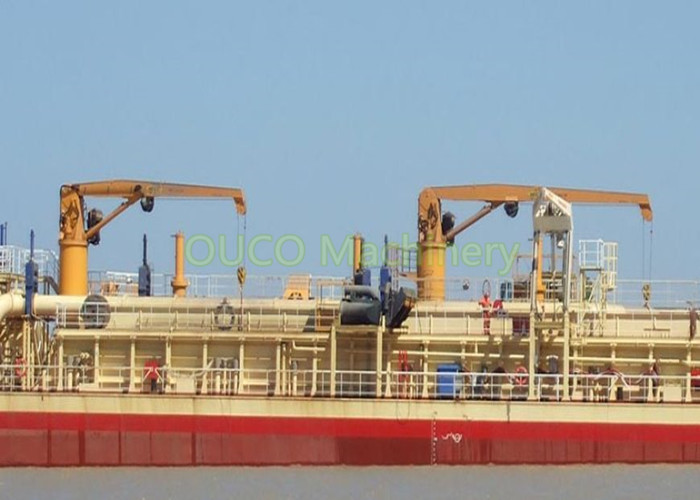 Marine Stiff Boom Crane , 30 KW Cargo Ship Crane Low Power Consumption