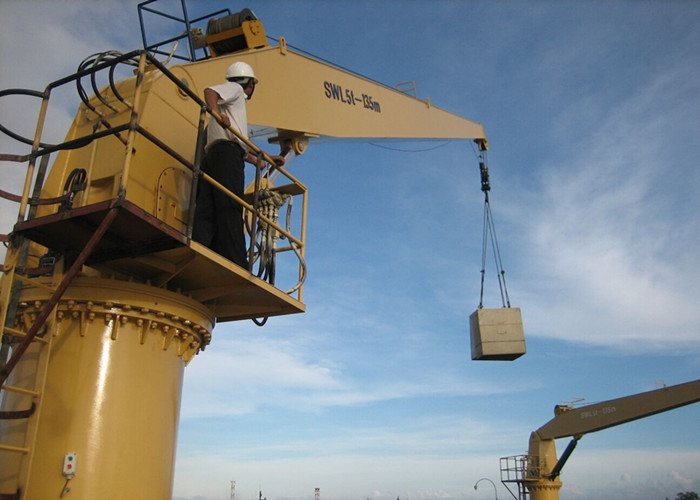 Remote Control Stiff Boom Crane Hydraulic For Operation In Safe Or Hazardous Zone