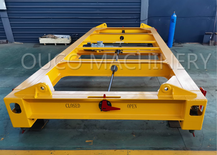 Port Lifting 20ft Container Spreader With Electro Hydraulic Pusher