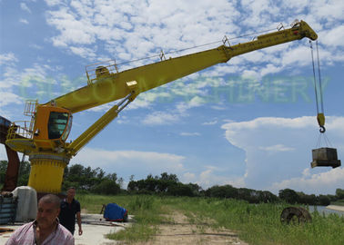 CCS Certificate Telescopic Boom Crane High Strength For Lifting Bulk Cargo