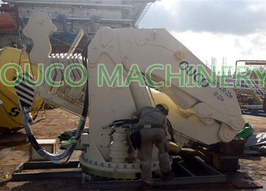 Folding Boom Electric Hydraulic Crane 2.5T 22M For Ship Offshore Deck