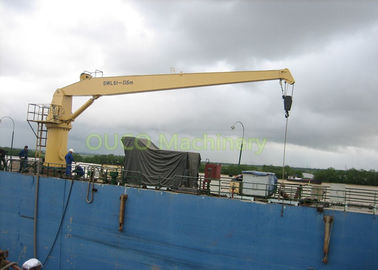 Offshore Straight Boom Crane 5T 13.5M Excellent Positioning Performance