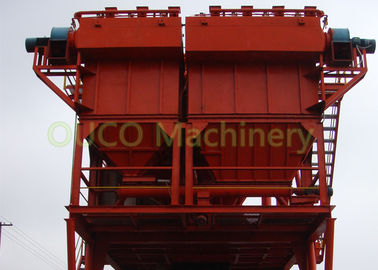1500 T/H Eco Hopper Rail Mounted Red Color Environmentally Friendly