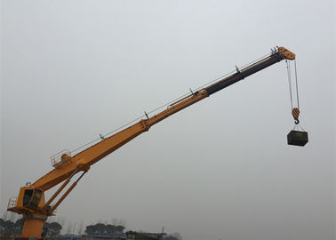 Steel Structure Industry Offshore Pedestal Crane With Low Power Consumption