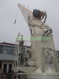 10 Tons 18m Hydraulic Fixed Stiff Boom Crane , Straight Boom Crane Steel Structure