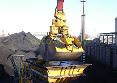 Hydraulic Coal Clamshell Grab Bucket 9.5 T Vessel Crane Handling Equipment