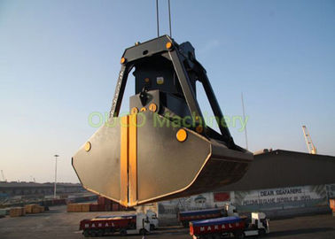 Cargo Bulk Small Clamshell Bucket Two Peels Low Friction Stable Performance