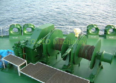 Anchor Rope Marine Deck Winches , Automatic Marine Hydraulic Winch Customized Size