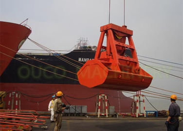 Hydraulic Vessel Single Rope Grab Remote Control 12m³ Cargo Unloading Sand