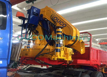 High Safety Pickup Truck Mounted Jib Crane 22T 360 Degrees Continually Rotary