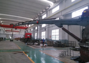 Electric Hydraulic Offshore Pedestal Crane 1T 30M Telescopic Boom With ABS Certificate
