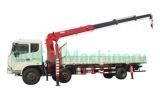 Stable Use 10TM Truck Mounted Crane Knuckle Telescopic Adjustable Boom