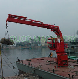 Shipside Dock Folding Telescopic Boom Crane Hydraulic Reliable Designs