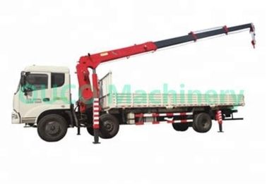 Semi Knuckle Telescopic Boom Truck Mounted Boom Crane With Steel Structure