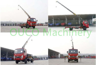 Durable Heavy Duty Truck Mounted Hydraulic Crane With Telescopic Boom