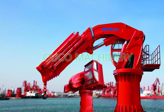 15m/Min Hydraulic Lifting Cargoes Articulating Boom Crane