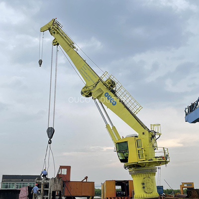 1.5T 10M Offshore Pedestal Crane For Lifting Material