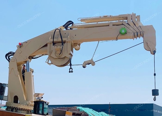 Telescopic Marine Knuckle Boom Crane 4.5t12m