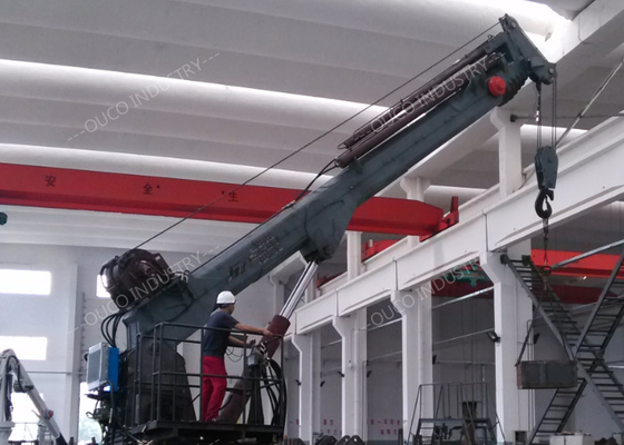 1T30M Pedestal telescopic jib crane with Affordable price